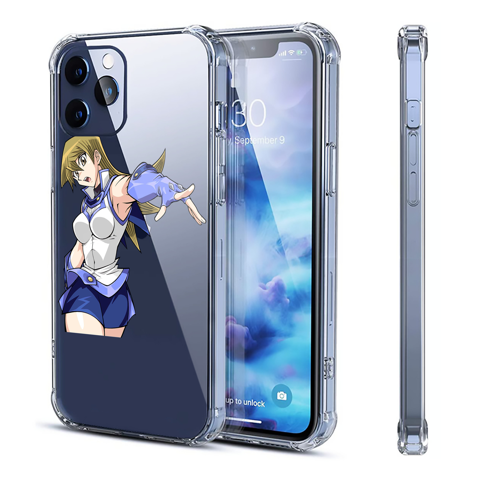 （画像用） 遊☆戯☆王 Yu-Gi-Oh! 【iPhone 12シリーズ対応】透明スマホケース（クリアソフトケース）